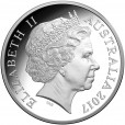 2017 $5 Queens Baton Relay Silver Proof Coin